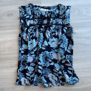 Loft Floral Sleeveless Top